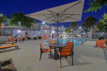 Sparkling pool